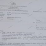 Surat permintaan keterangan dari kepolisian