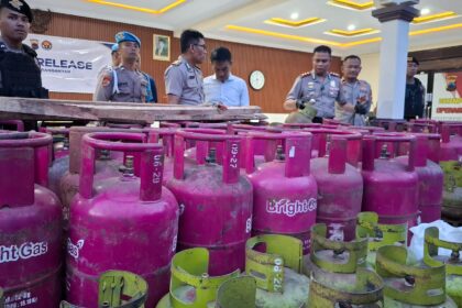 Tabung LPG yang diamankan Bareskrim