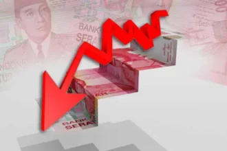 Ilustrasi nilai tukar rupiah anjlok terhadap dolar amerika serikat