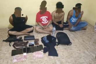 Empat tersangka pelaku penipuan