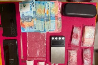 Barang bukti tangkapan polisi