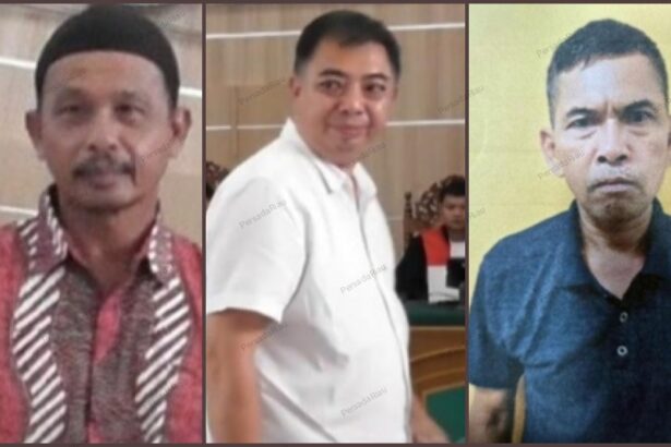 Buronan (dari kiri) : Paijo Riswandi, Novrianto, Muhammad Yusuf